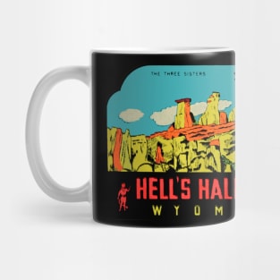 Hell's Half Acre Wyoming Vintage Mug